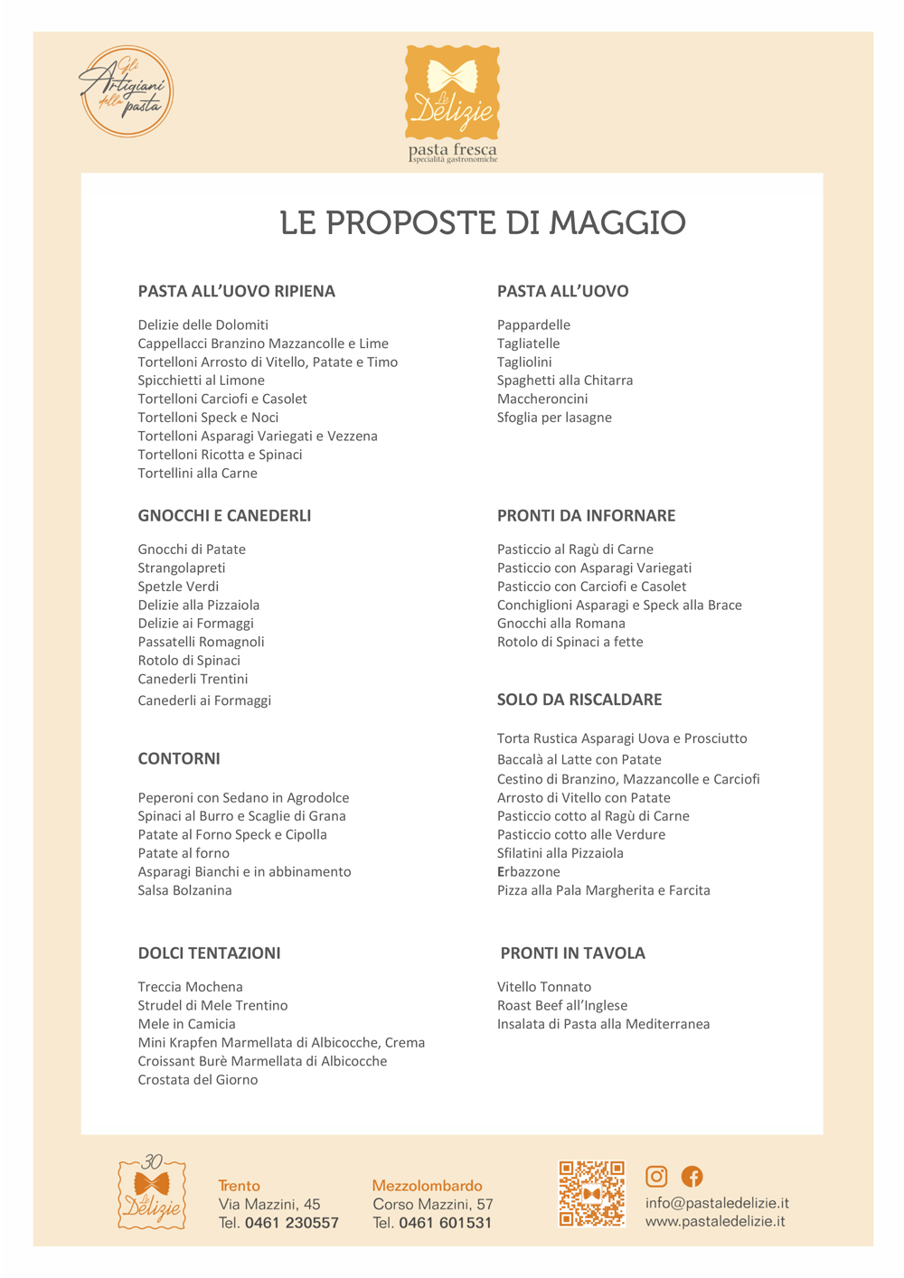 Proposte maggio 2025