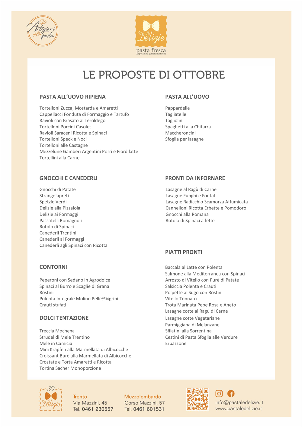 Proposte ottobre 2026