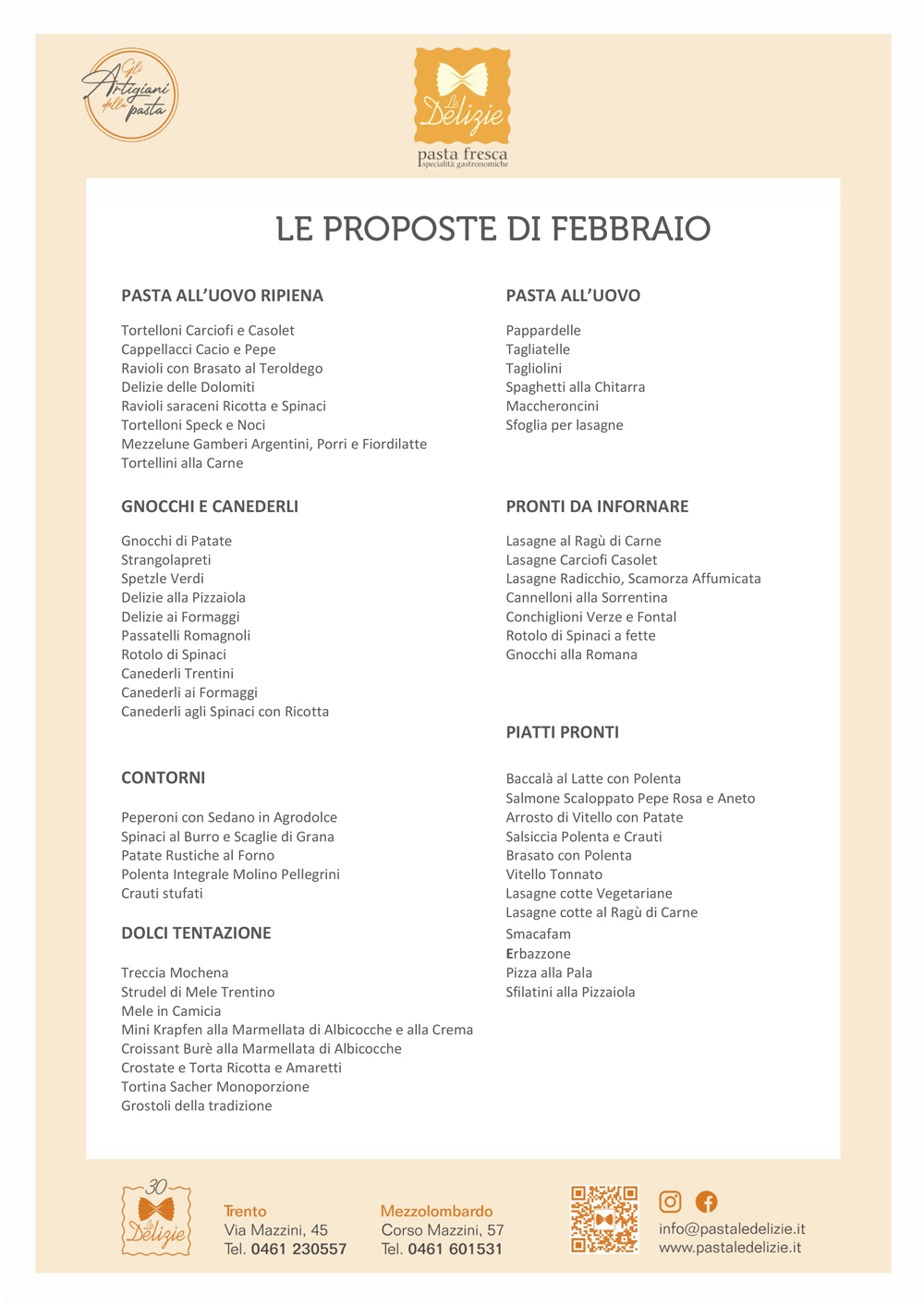 Proposte febbraio 2026