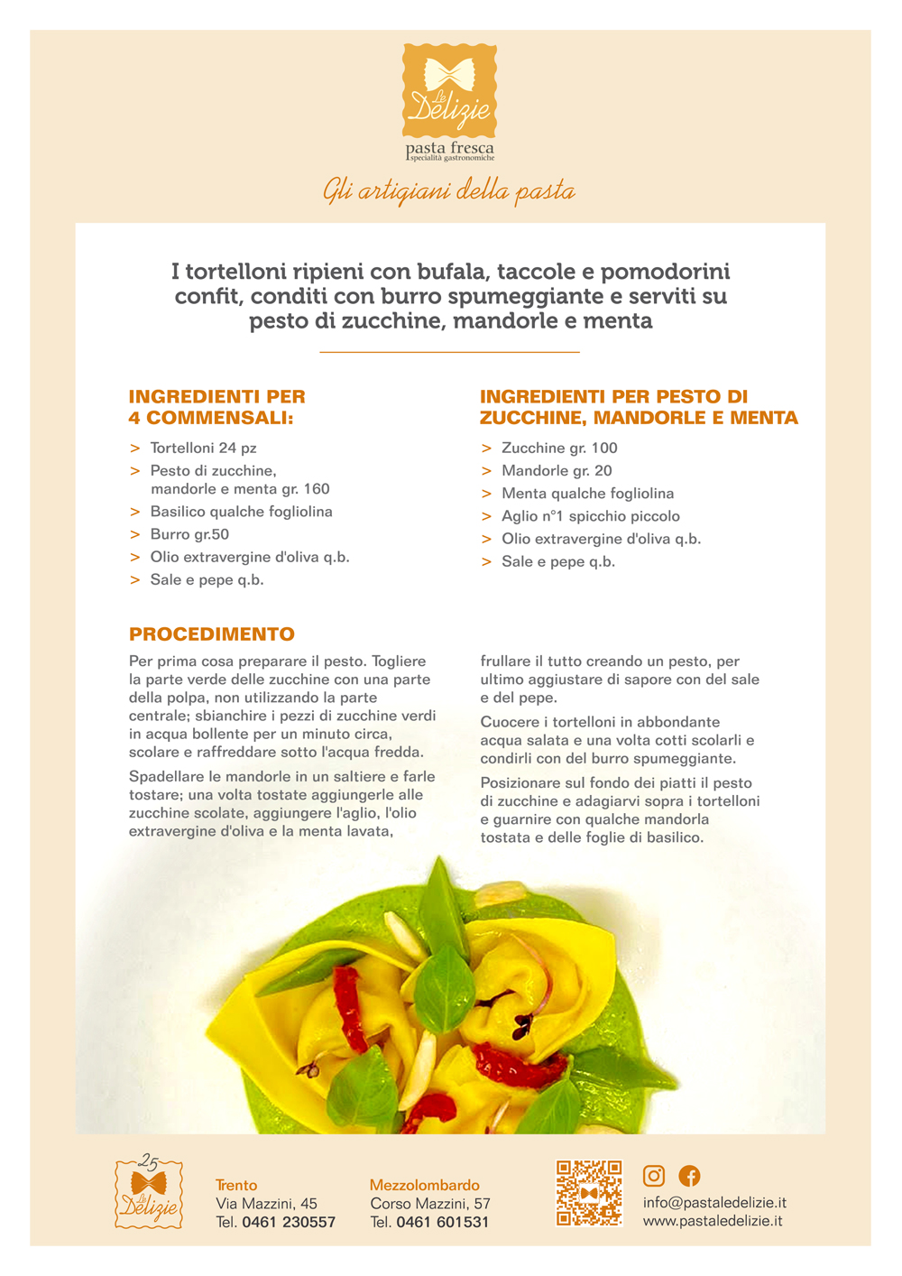 Ricetta tortelloni ripieni di bufala