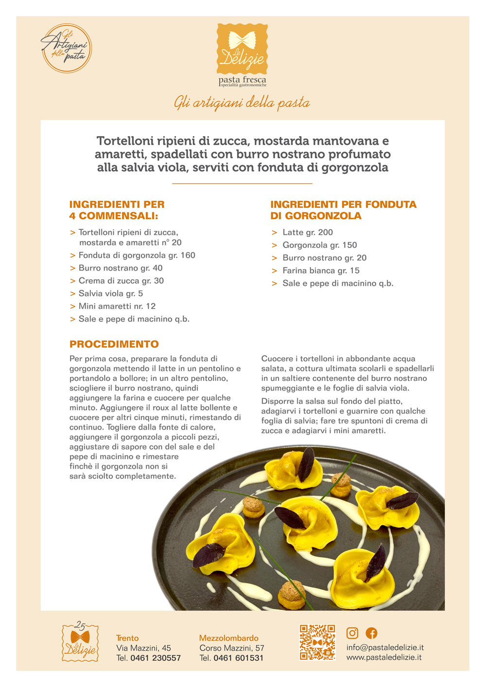 Tortelloni alla zucca